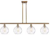 Innovations 516-4I-BB-G1215-8 4 Light Island Light, Brushed Brass