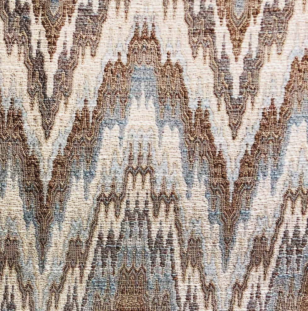 Mid Night Oblique Ridge Wave Luxury Throw Pillow, 20"x30" Queen