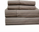 650 TC Stripe Split California King Sheet Set, Taupe