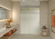 Galaxy 60"x78" Frameless Glass Sliding Shower Doors, Satin Brass, Right