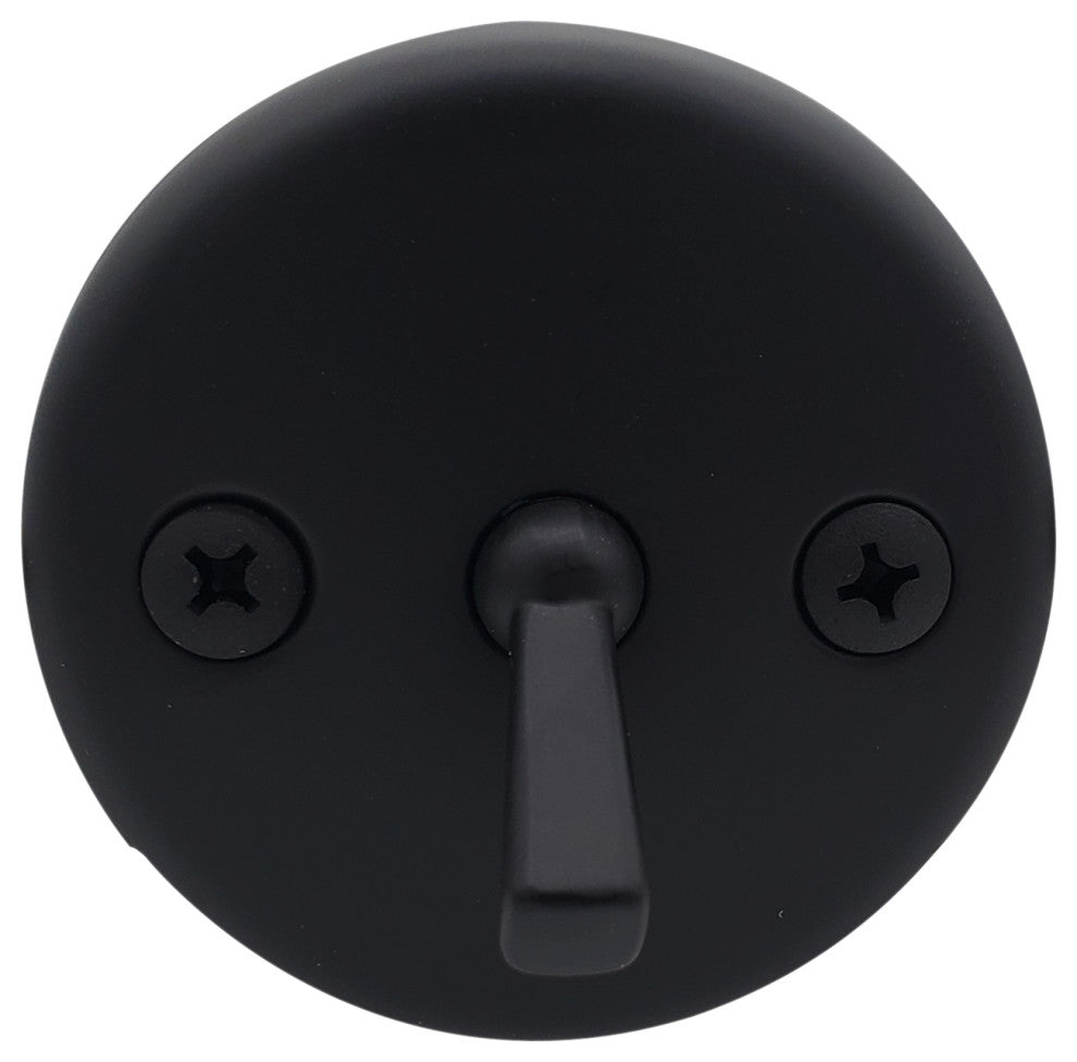 Beehive Grid Bath Waste - 22" Make-Up, 17 Ga. Tubing In Oil Rubbed Bronze, Powder Coated Flat Black
