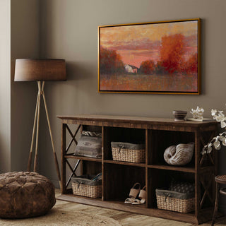 "Tangerine Skies" - A Sunset's Warm Embrace