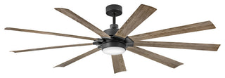 Hinkley Turbine 80" Integrated LED Indoor/Outdoor Ceiling Fan, Matte Black