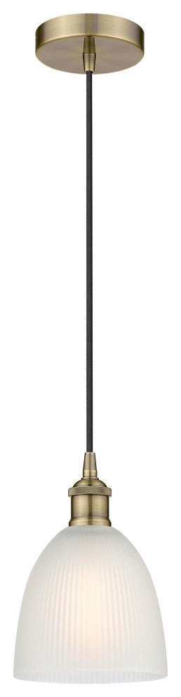 Innovations 616-1P-AB-G381-LED 1-Light Mini Pendant, Antique Brass