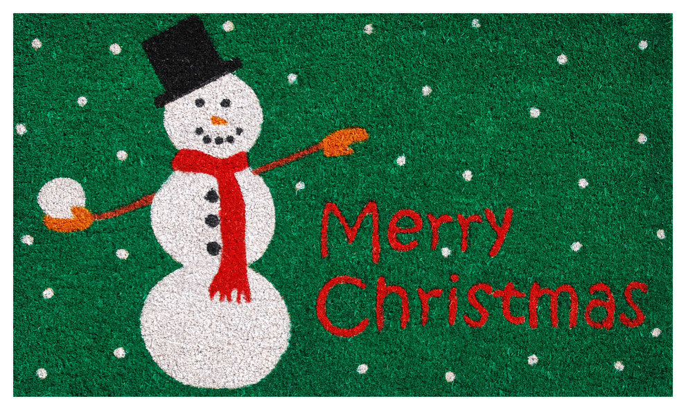 Christmas Snowman Doormat
