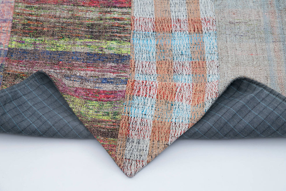 Rug N Carpet - Handmade Turkish 6' 6'' x 10' 0'' Unique Patchwork Kilim Rug