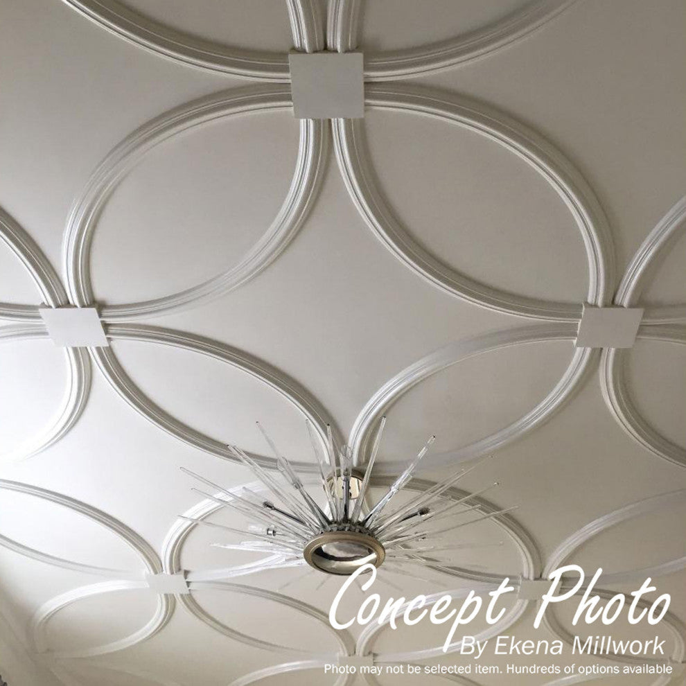 51"OD x 43"ID x 4"W x 7/8"P Marcella Ceiling Ring (1/4 of complete circle)
