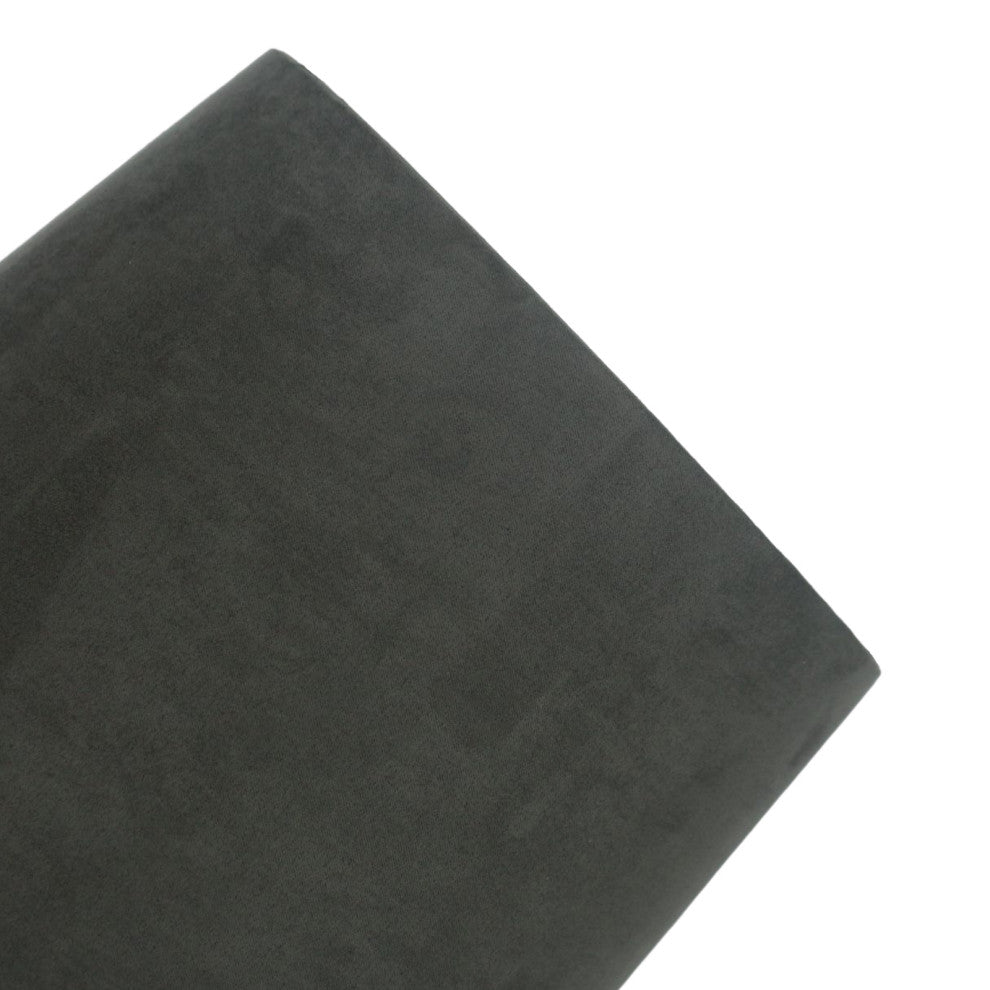 16" Suede Hardback Lamp Shade, Gray