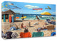 Dog Beach by Lucia Heffernan, Print on Canvas, 32"x24"