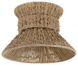 Raphael One Light Flush Mount in Patina Brass