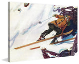 "Avalanche Rider" Painting Print on Wrapped Canvas
