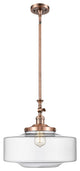 Innovations 206-AC-G692-16 Bridgeton 1 Light 16" Mini Pendant, Antique Copper