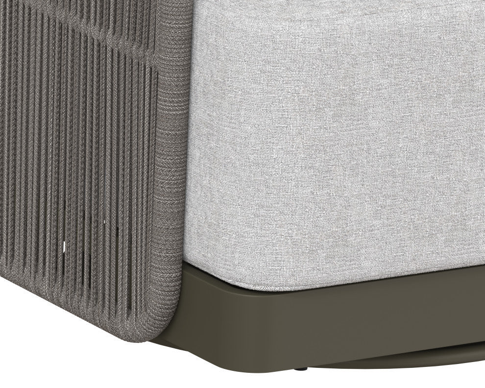 Allariz Swivel Armchair, Warm Grey, Gracebay Light Grey