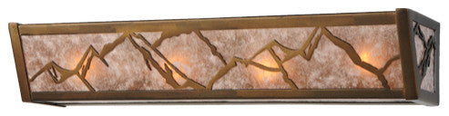 24 Long Mountain Range Vanity Light
