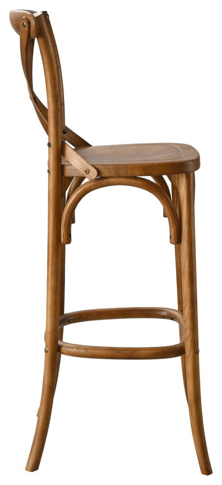 Gear Bar Stool, Walnut