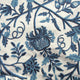 Norway Embroidered Cotton Crewel Fabric Sample, 4Wx4L
