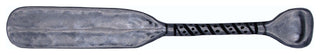 Wrapped Handle Canoe Paddle Cabinet Pull, Pewter