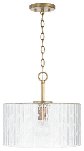 Capital Lighting 241311 Emerson 15"W Semi-Flush Drum Ceiling - Matte Black