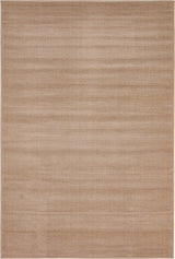 Unique Loom Light Brown Solid Williamsburg 4' 0 x 6' 0 Area Rug