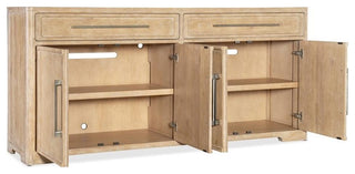Retreat Buffet in Beige w/ Stone Inlay by Hooker Furniture
