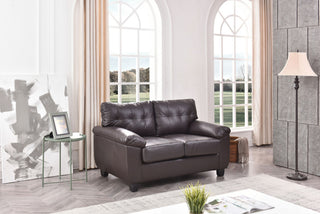 Chino Love Seat, Cappuccino