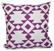 Geometric Decorative Pillow, Radiant Orchid, 18"x18"