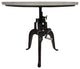 Bentley Adj Crank Table, Natural Drftwd/Aged Iron