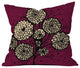 Julia Da Rocha Letters And Flowers Outdoor Throw Pillow