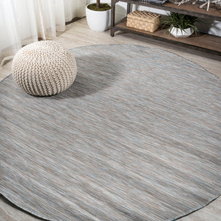 Ethan Modern Flatweave Solid, Gray, 6' Round
