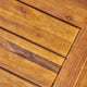 GDF Studio Jenny Outdoor Acacia Wood Coffee Table, Sandblast Teak /Rustic Metal