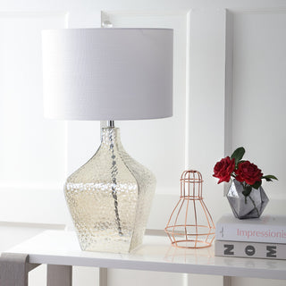 Jane 26" Glass Table Lamp, Clear
