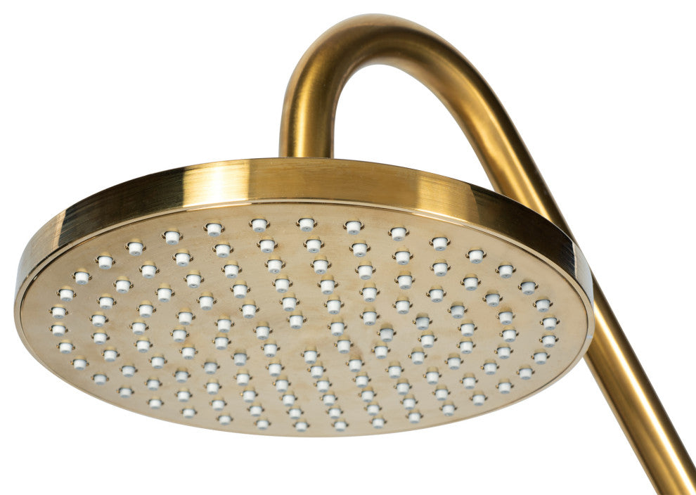 Pulse 1011-III-BG ShowerSpas Brushed-Gold Shower System -  Kauai III Shower Syst