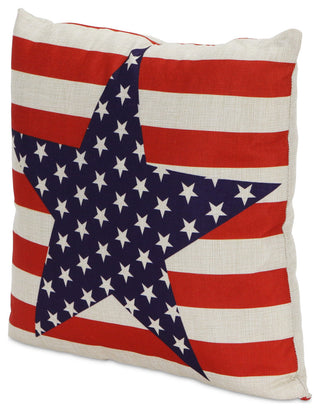 Americana Stars and Stripes Decorative Pillow