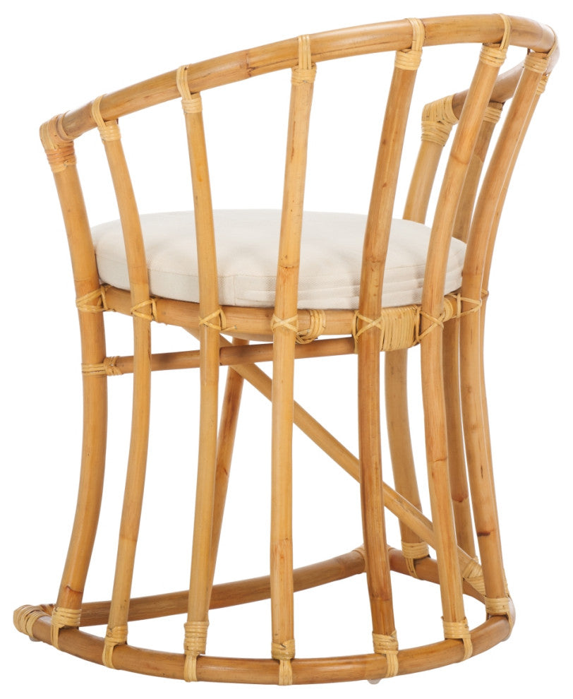Safavieh Bates Accent Chair, White/Natural