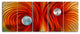 Metal Wall Art Decor Abstract Sculpture Hanging Decor