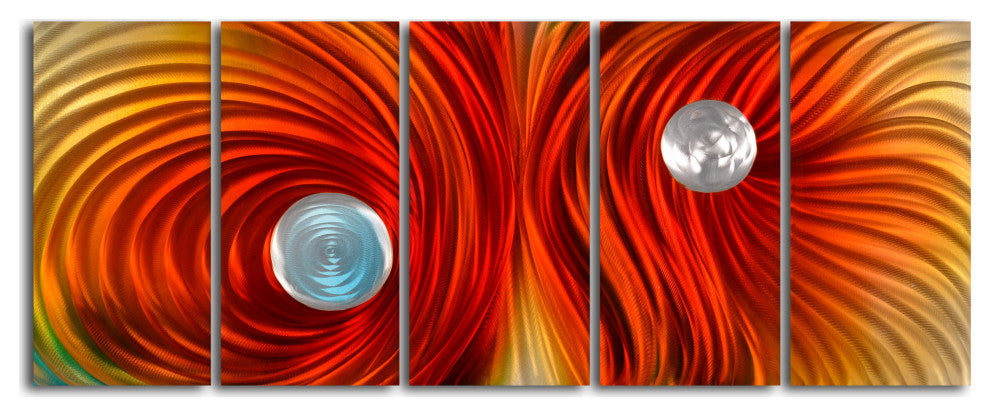 Metal Wall Art Decor Abstract Sculpture Hanging Decor