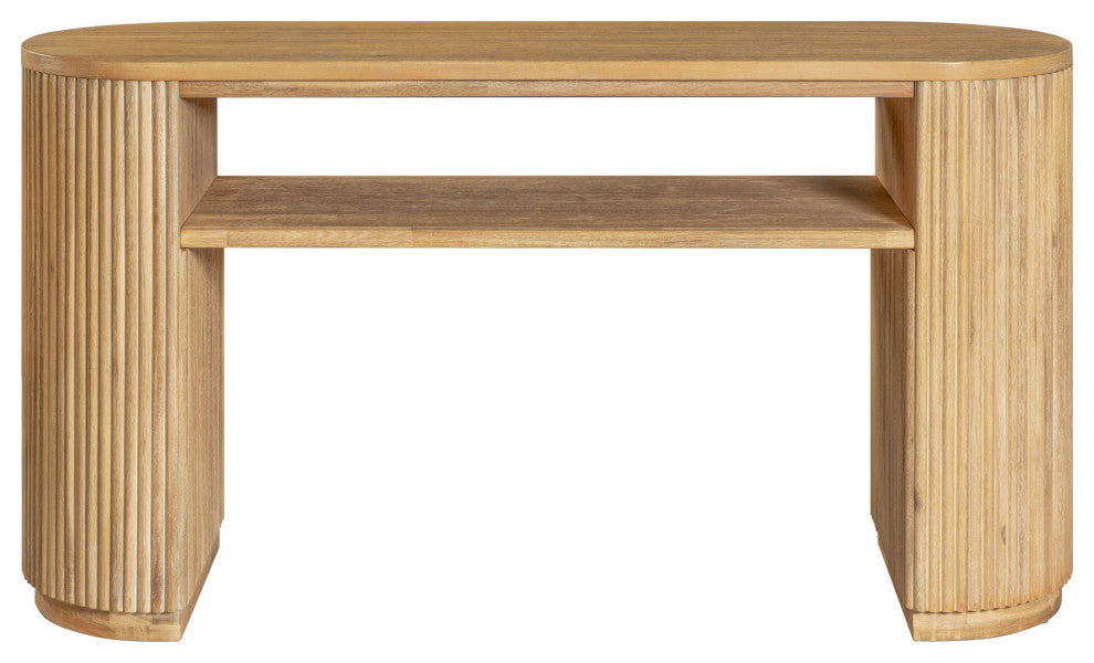 Modrest Jacobson Modern Natural Acacia Console Table
