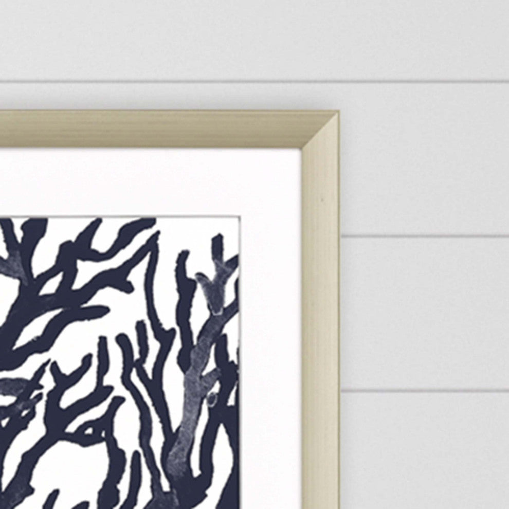 Blue Coral I, Set of 2, Blue