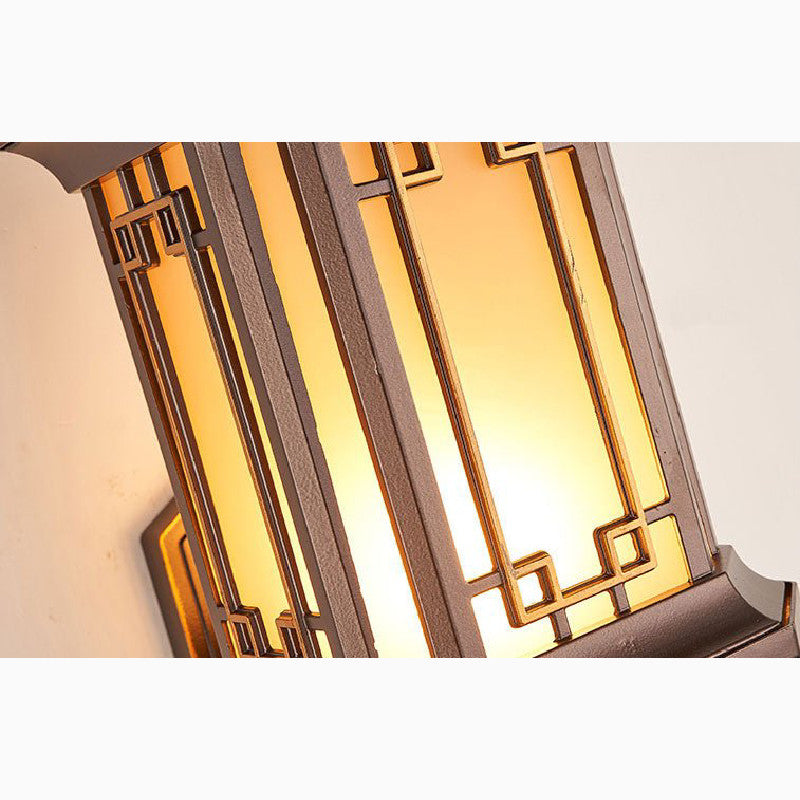Vintage Outdoor Waterproof Wall Sconce in an Industrial Style for Porch, B