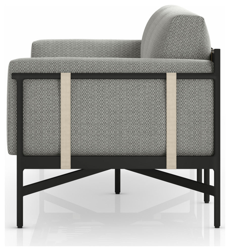 Hearst Outdoor Sofa-99"-Faye Ash