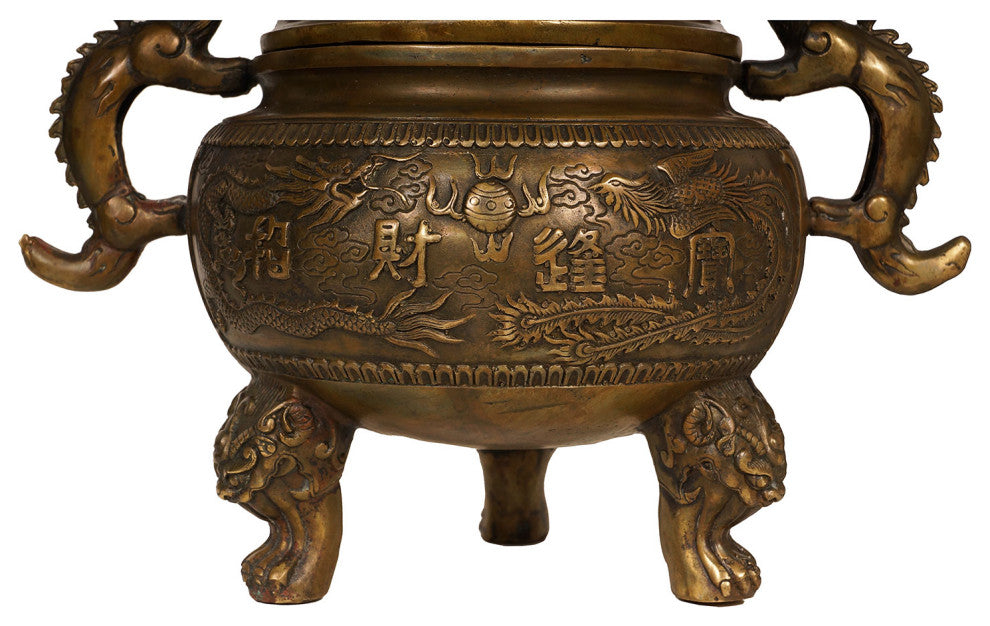 Consigned 20 Century Chinese Ming Style Bronze Incense Burner