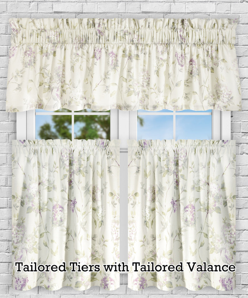 Abigail Tailored Tiers, Lilac, 56"x24'