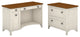 Stanford Computer Desk With 2 Drawer Lateral File Cabinet