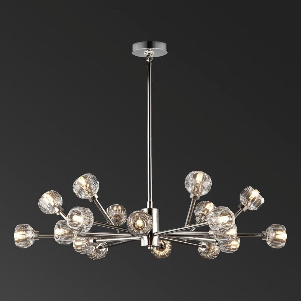 Safavieh Couture Breyer Crstal Chandelier Nickel