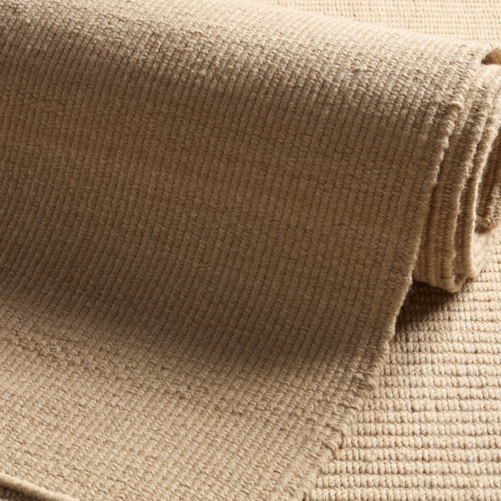 Jaipur Living Facet Handmade Indoor/Outdoor Solid Tan Area Rug 2'X3'