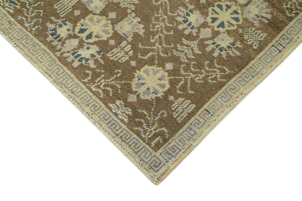 Rug N Carpet - Handmade Oriental 4' 11'' x 8' 3'' Distressed Wool Rug