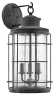 Savoy House 5-2671-88 Fletcher 3 Light Outdoor Wall Lantern, Oxidized Black