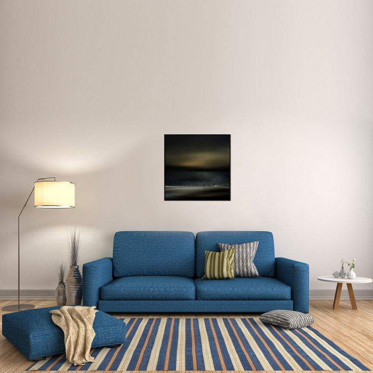 "Northern Wind" Framed Canvas Giclee by Piet Flour, 31x31"