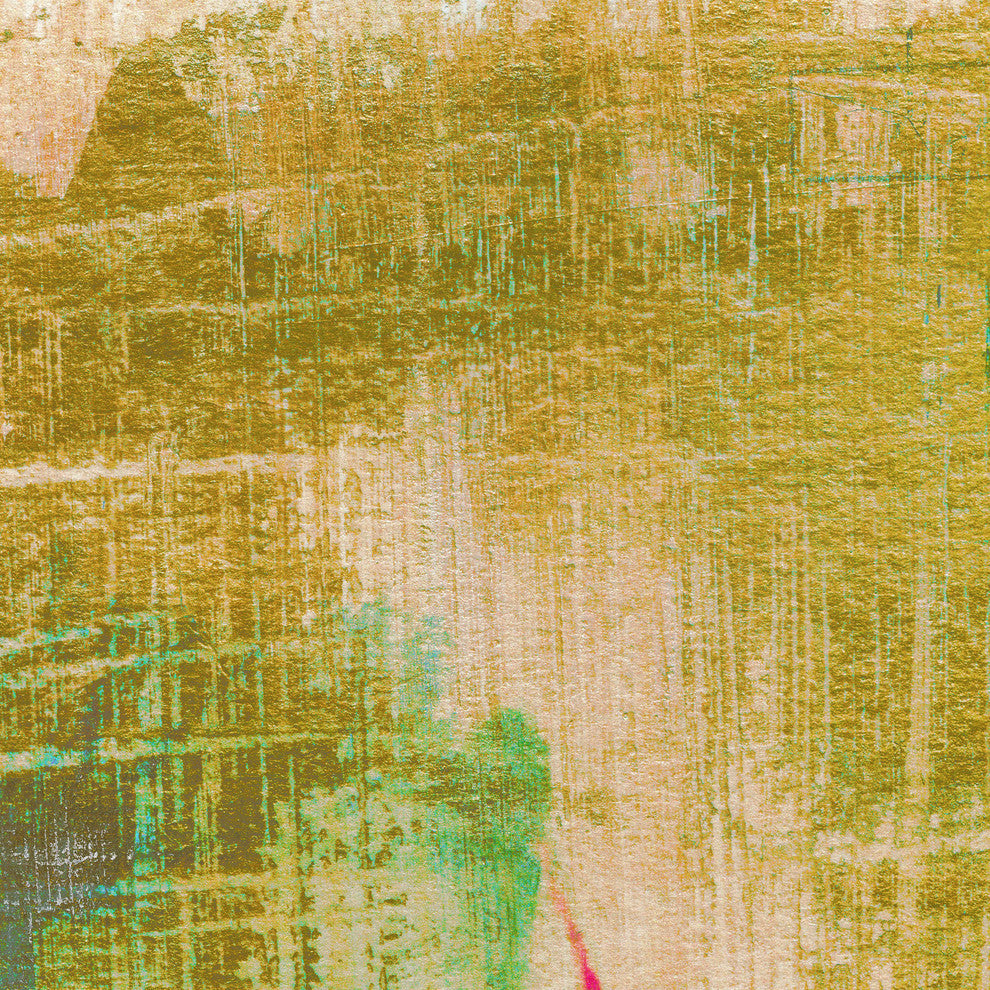 "Analog VIII" Painting Print on Canvas by Aryai