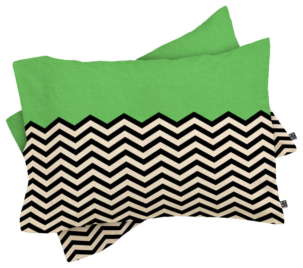 Deny Designs Bianca Green This Way Pillow Shams, King
